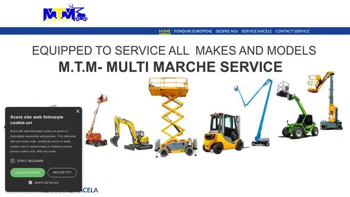 Reparatii nacele si utilaje - MTM Boom Service