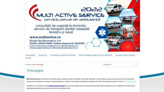 Multi Active Service SRL Giurgiu - Prima pagina