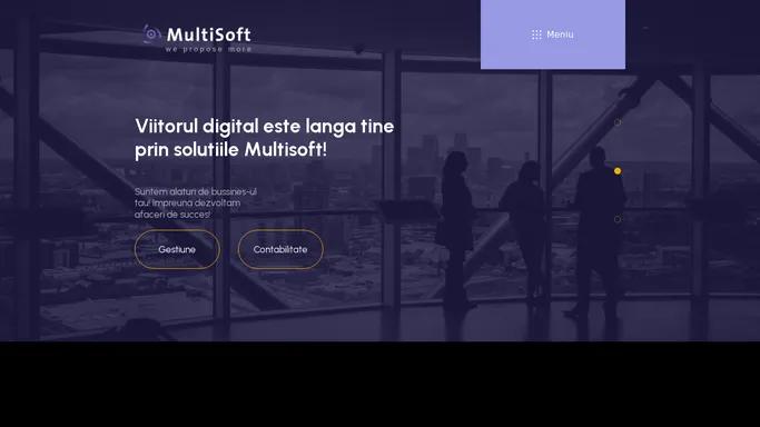 Multisoft - Solutii software - Software gestiune hotel si restaurante - Aplicatii retail si bugetari