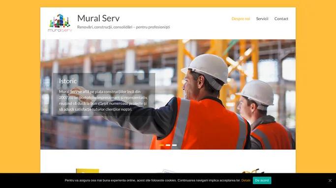 Mural Serv – Renovari, constructii, consolidari – pentru profesionisti