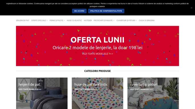 Lenjerii de Pat Ieftine | Calitate la Preturi Mici - MyBedroom.ro