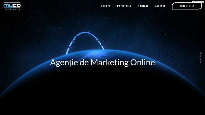 Myco Social Media - Agentie de Marketing, Web design Constanta, Agentie Social Media, Agentie Publicitate