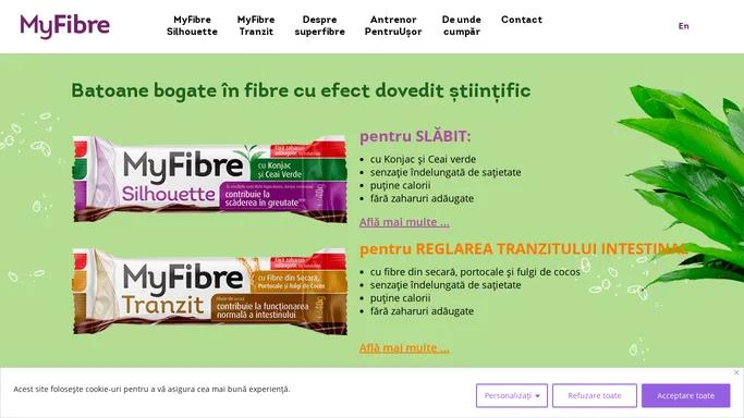 MyFibre – Batoane bogate in fibre cu efect dovedit stiintific.