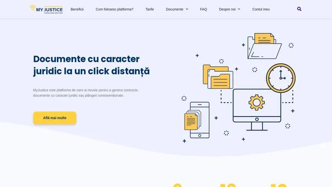 MyJustice – Solutii legale digitale