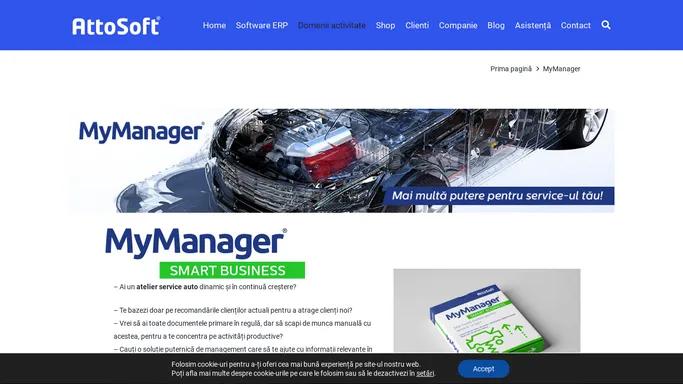 MyManager - AttoSOFT - solutii IT pentru afaceri - software ERP, BI, CRM, SFA, WMS