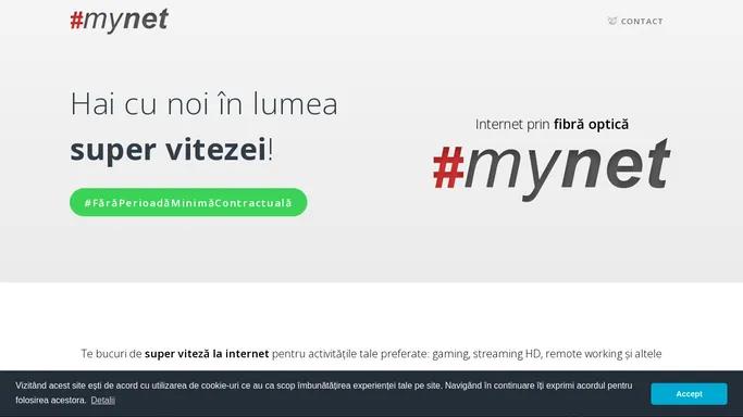 Internet de mare viteza direct la tine acasa - mynet.ro