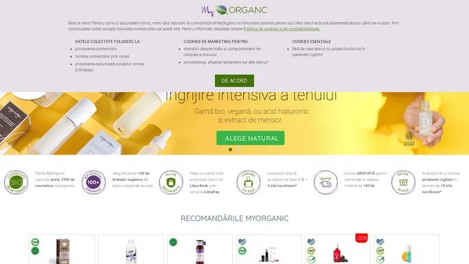 MyORGANIC - Cosmetice organice, bio si naturale