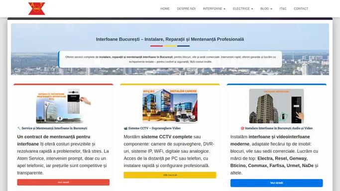 Reparatii Interfoane Bucuresti - MyQ Atom Service