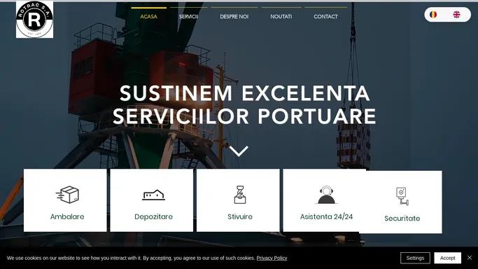 Sustinem excelenta serviciilor portuare|Port Operator|ROTRAC S.A. Constanta