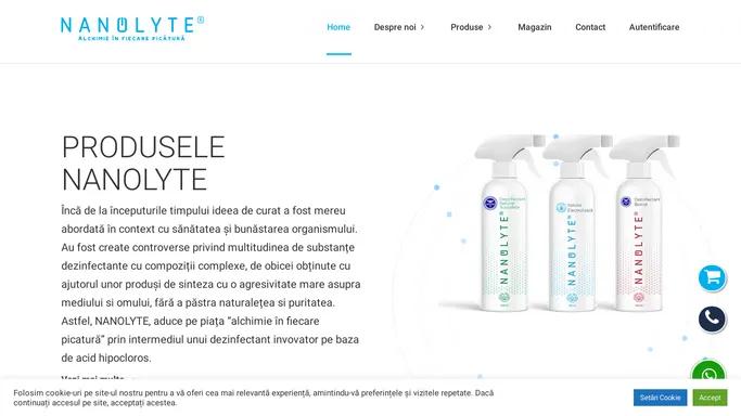 Nanolyte - Produse cosmetice si biocide naturale