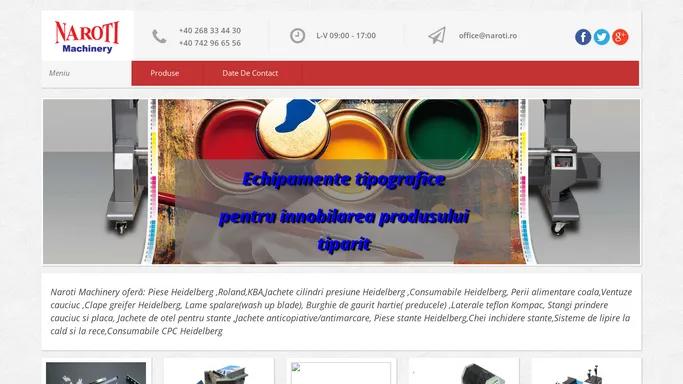 Produse - Naroti Machinery