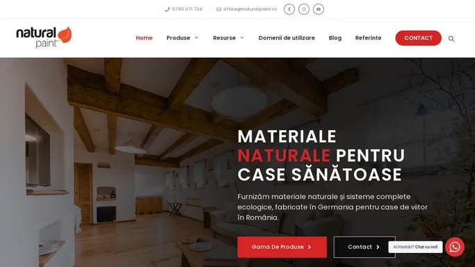 Naturalpaint - Izolatii naturale, vopsele si tencuieli eco