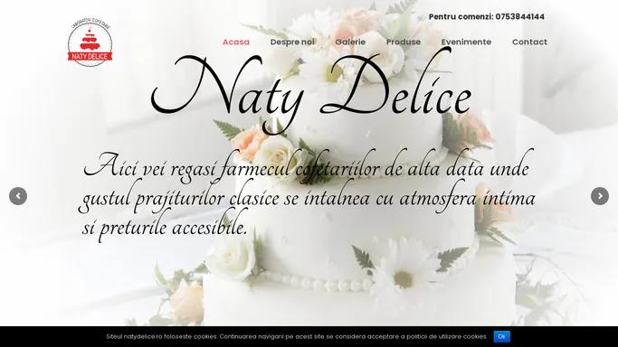 Naty Delice - Laborator de cofetarie Sibiu -Torturi si Produse de patiserie