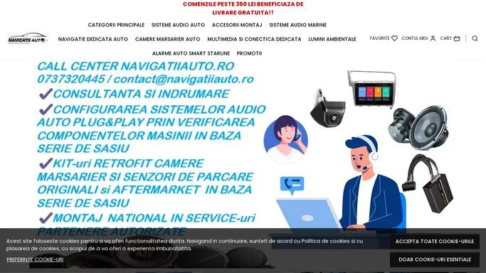 Navigatii Auto - Caraudio, Multimedia, navigatie si sisteme audio auto pentru masina ta