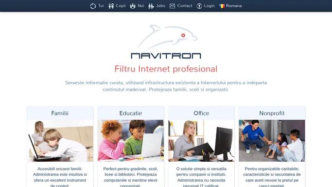 Navitron - Filtru Internet inteligent