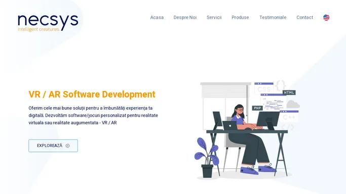 NecSys Romania - Software Development, Mobile Apps Development, Virtual Reality Development in Transilvania !