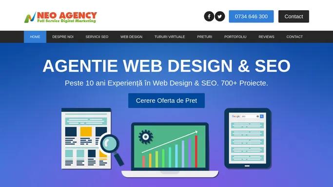 Agentie Web Design - SEO Bucuresti, Creare site prezentare, Creare magazin online, Servicii SEO