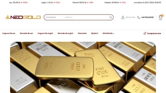 Magazin fizic si online lingouri aur - Neogold