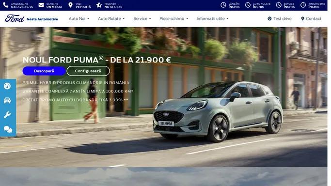 Dealer Ford Bucuresti - Neste Automotive