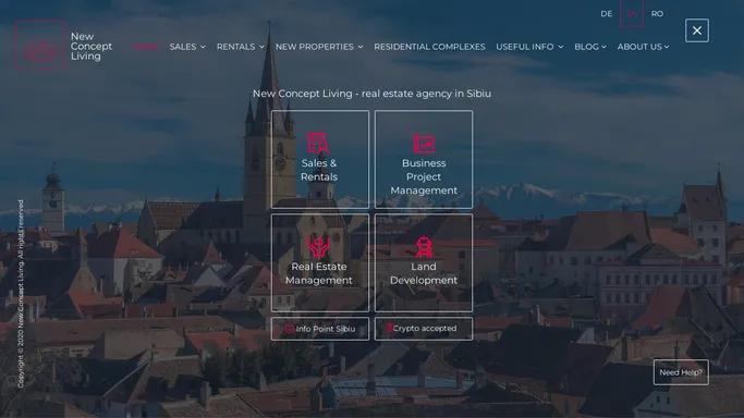 Real estate agency in Sibiu - Real estate properties in Sibiu - newconceptliving.com