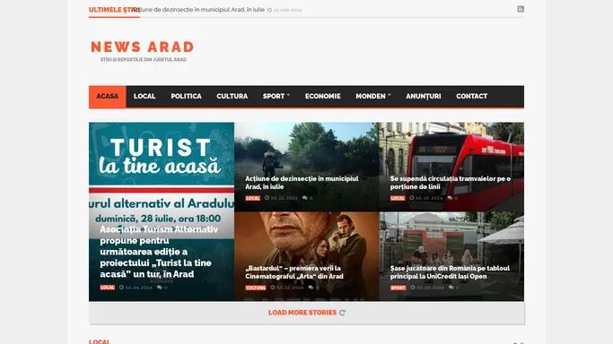 News Arad | Stiri si reportaje din judetul Arad