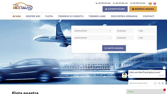 Inchirieri masini in Bucuresti si Aeroport Otopeni - NextAutoRent.ro