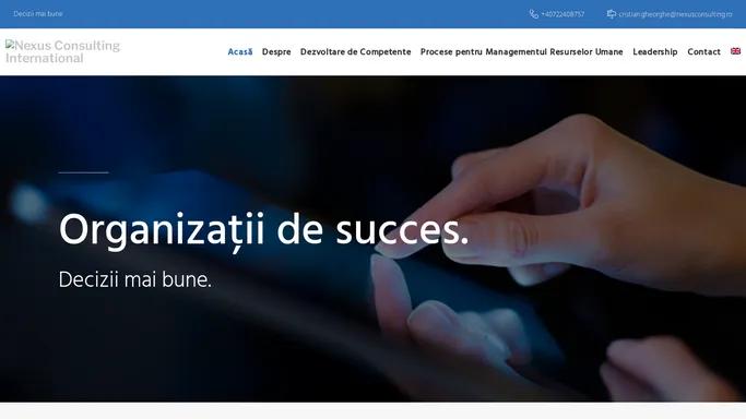 Servicii De Consultanta Dezvoltare HR | Dezvoltare Competente - Nexus Consulting