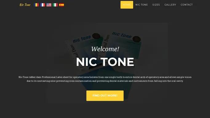 Nic Tone rubber dam - dental latex sheet