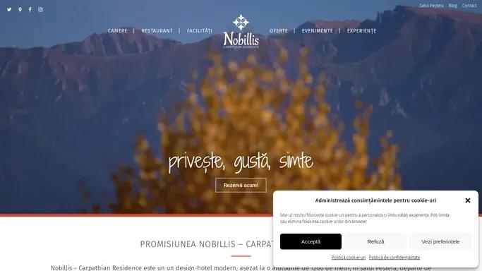 Nobillis - Carpathian Residence | Satul Pestera | Piatra Craiului