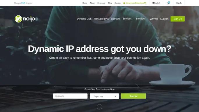 Free Dynamic DNS - Managed DNS - Managed Email - Domain Registration - No-IP