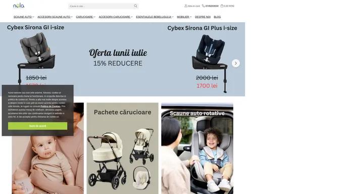 NolaKids - Scaune auto si carucioare pentru copii