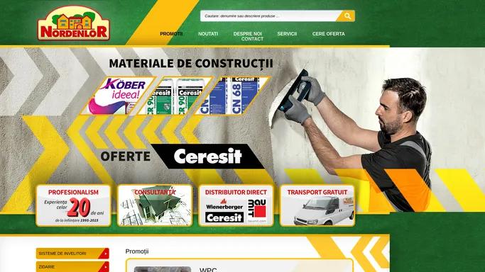 Nordenlor - Materiale de constructii mures | Oferte si promotii