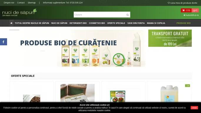Magazinul nucilor de sapun - detergenti bio si cosmetice bio - Nuci de sapun - detergenti naturali si cosmetice bio