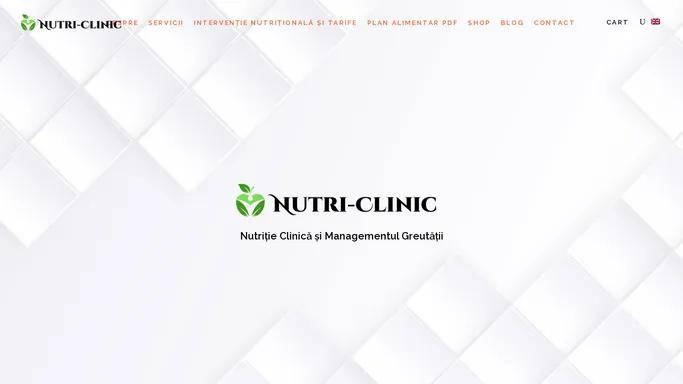 Nutri Clinic – Nutritionist Online Clinica Nutritie
