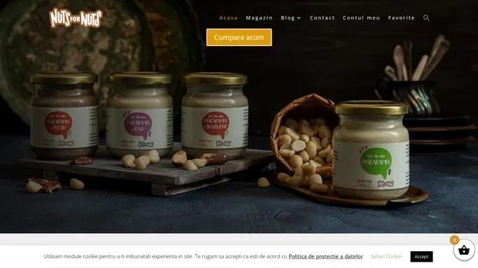 Nuts for Nuts - UNTURI 100% NATURALE | ALUNE, NUCI, SEMINTE