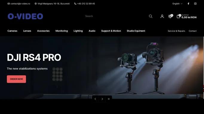 O-VIDEO Romania: Camere video profesionale si solutii de streaming
