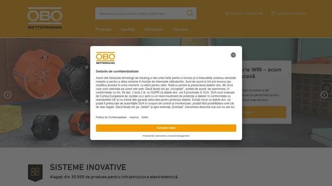 OBO Bettermann – Solutii pentru instalatii electrice | OBO | OBO