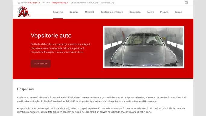 Ocazii Auto – Service Auto Cluj – vopsitorie, mecanica auto si tinichigerie