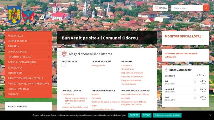 Comuna Odoreu – Site-ul oficial al comunei Odoreu