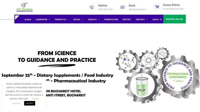 OF Systems – Distribuitor de echipamente de laborator si de proces