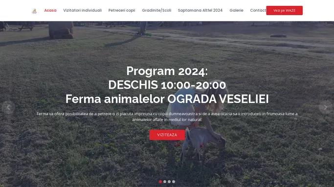 Ograda Veseliei ferma animalelor loc de joaca Constanta, Arsa, Mangalia