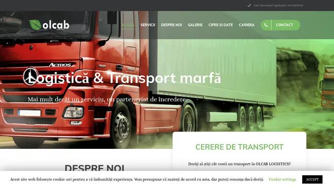 Logistica si Transport — Olcab.Ro