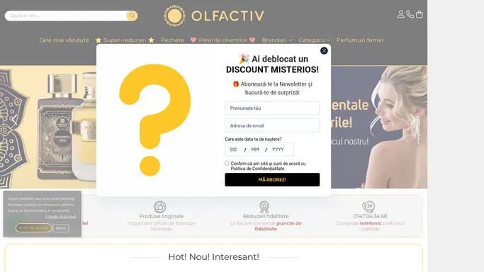 Olfactiv.ro | Semnatura ta parfumata | Importator oficial si distribuitor de parfumuri arabesti