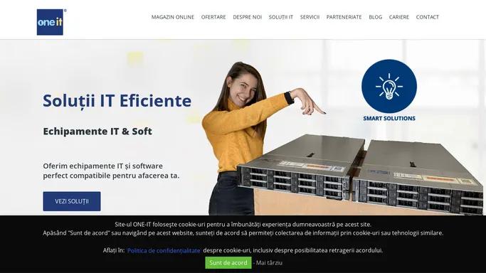 ONE-IT - Integrator solutii IT&C | Furnizor produse IT Business, Servicii IT