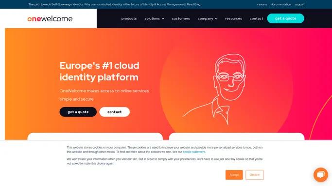 Europe's #1 Cloud Identity Platform | OneWelcome