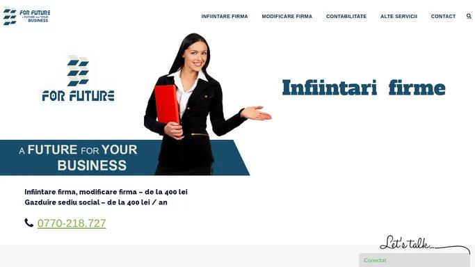 Infiintari firme online - Infiintare firma online