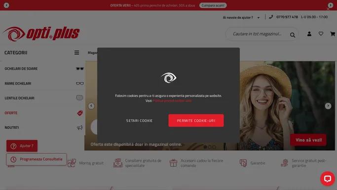 OptiPlus Optica - Vederea dumneavoastra in fiecare zi grija noastra!