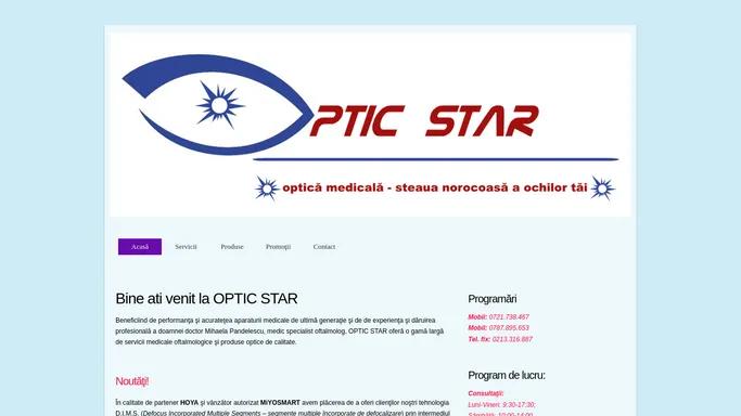 OPTIC STAR - optica medicala