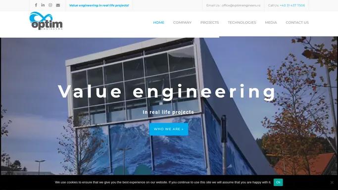 OPTIMENGINEERS - Value engineering in real life projects!