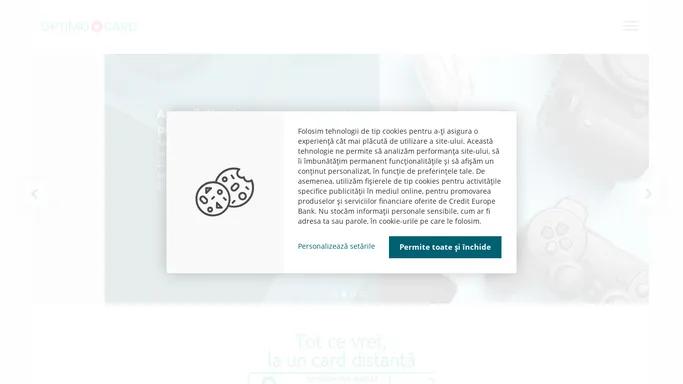 Optimo Card | Credit Europe Bank